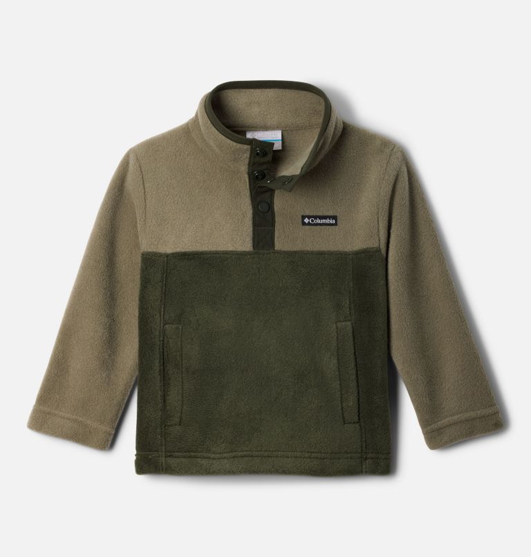 Toddler Steens Mtn II Quarter Snap Fleece Pullover, Color: Greenscape, Stone Green, image 1