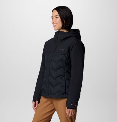 Women's Grand Trek III Waterproof Hooded Down Jacket, Color: Black, image 4