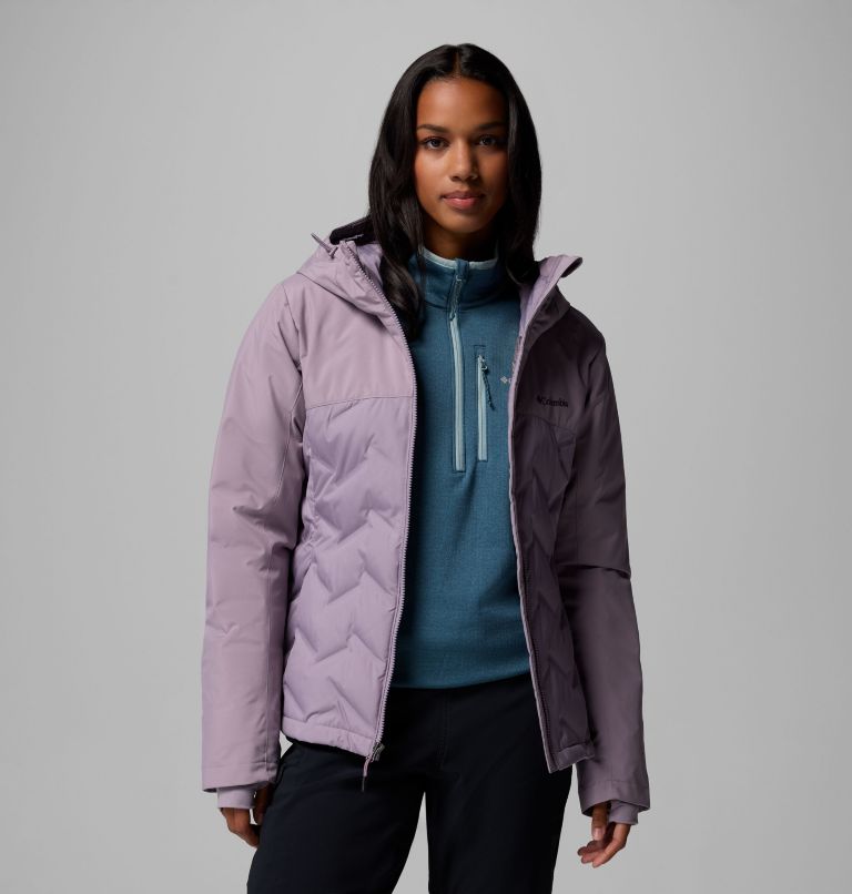 Women's Grand Trek III Down Jacket, Color: Shale Purple, image 5