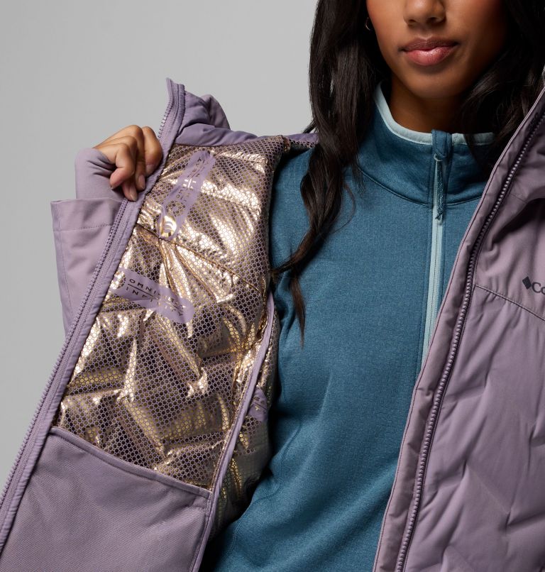 Women's Grand Trek III Down Jacket, Color: Shale Purple, image 6