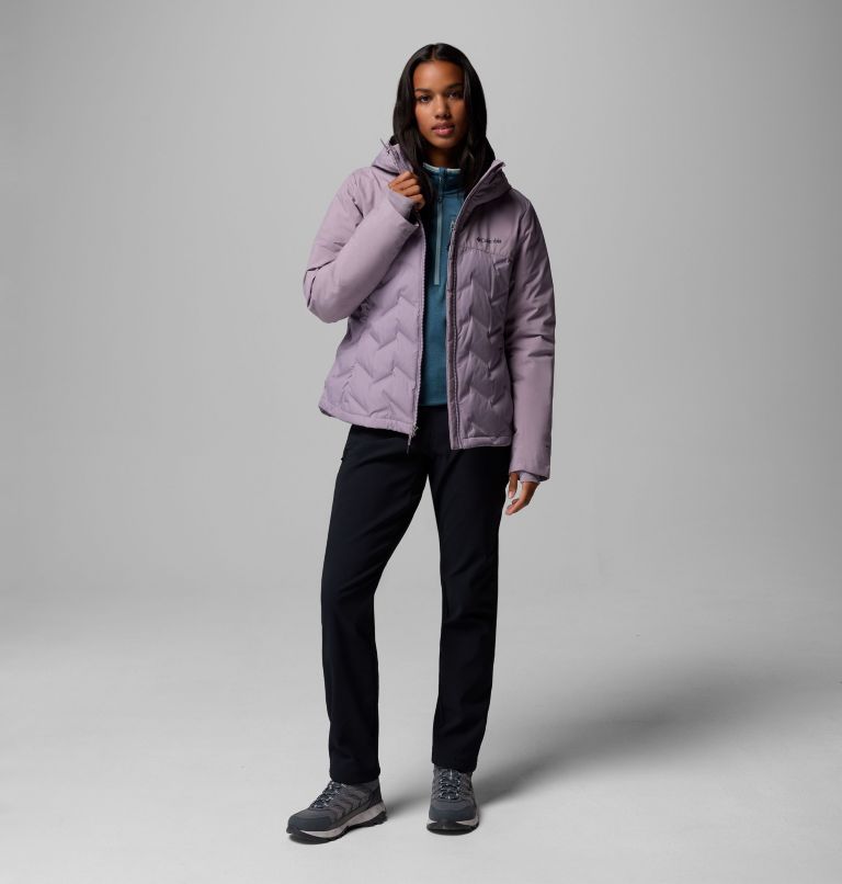 Women's Grand Trek III Down Jacket, Color: Shale Purple, image 2