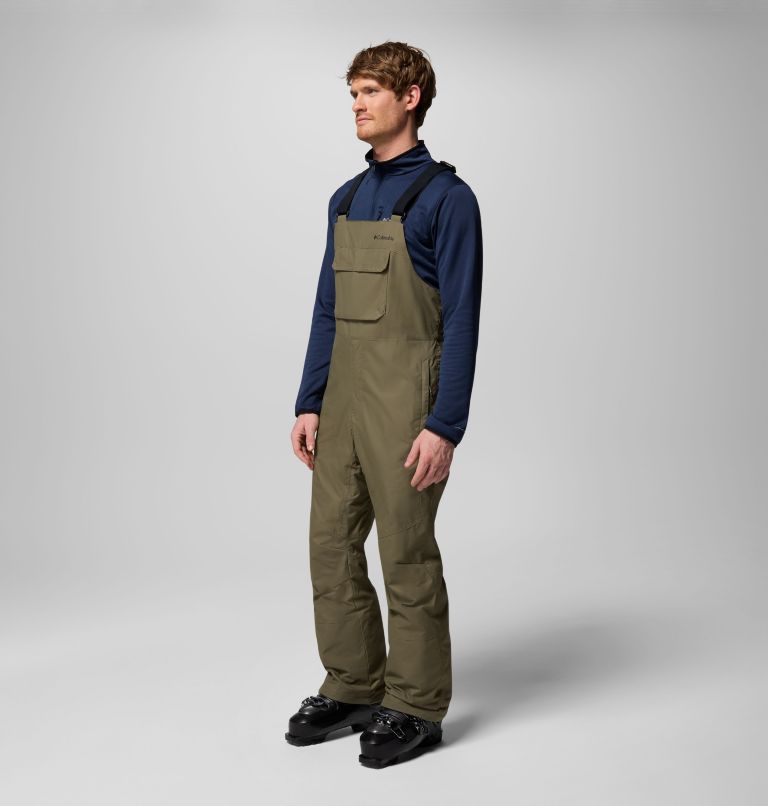 Men's Iceventure II Bib, Color: Stone Green, image 4