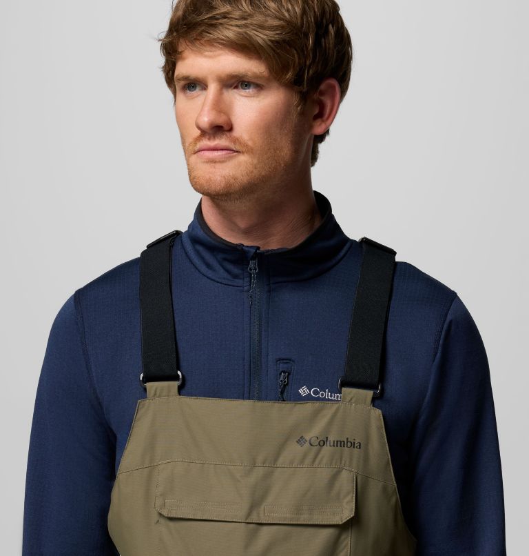 Men's Iceventure II Bib, Color: Stone Green, image 5