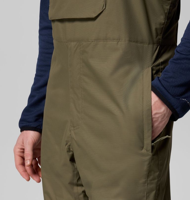 Men's Iceventure II Bib, Color: Stone Green, image 7