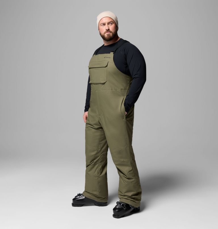 Men's Iceventure II Bib - Big, Color: Stone Green, image 4