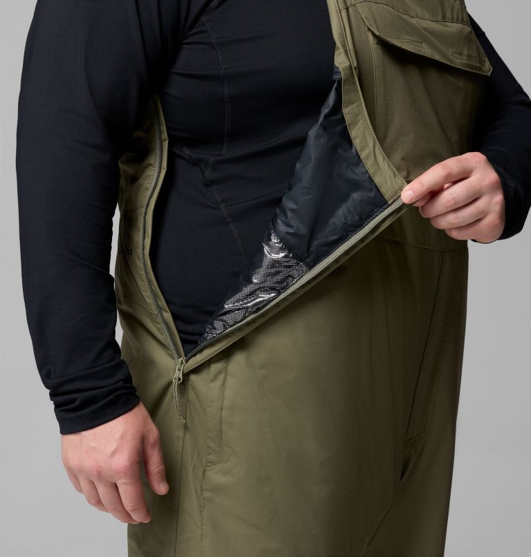 Men's Iceventure II Bib - Big, Color: Stone Green, image 5