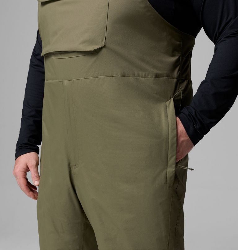 Men's Iceventure II Bib - Big, Color: Stone Green, image 7