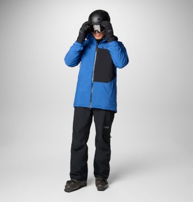 Men's Platinum Peak II 3L Waterproof Ski Trousers, Color: Black, image 3