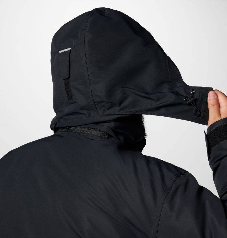 Men's Landroamer II Waterproof Hooded Parka - Extended Size, Color: Black, image 8