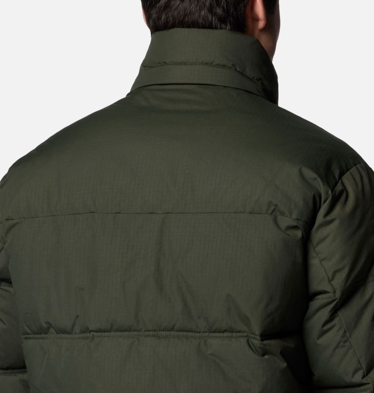 Men's Landroamer Hooded Puffer Jacket, Color: Greenscape, image 8