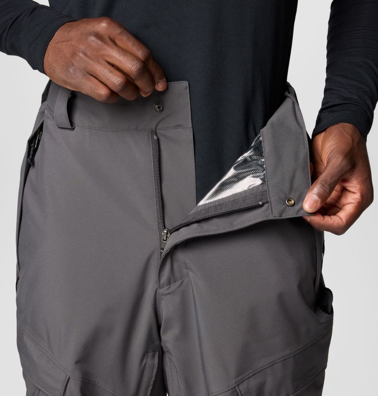 Men's Powder Stash II Waterproof Ski Trousers, Color: Shark, Black, image 7