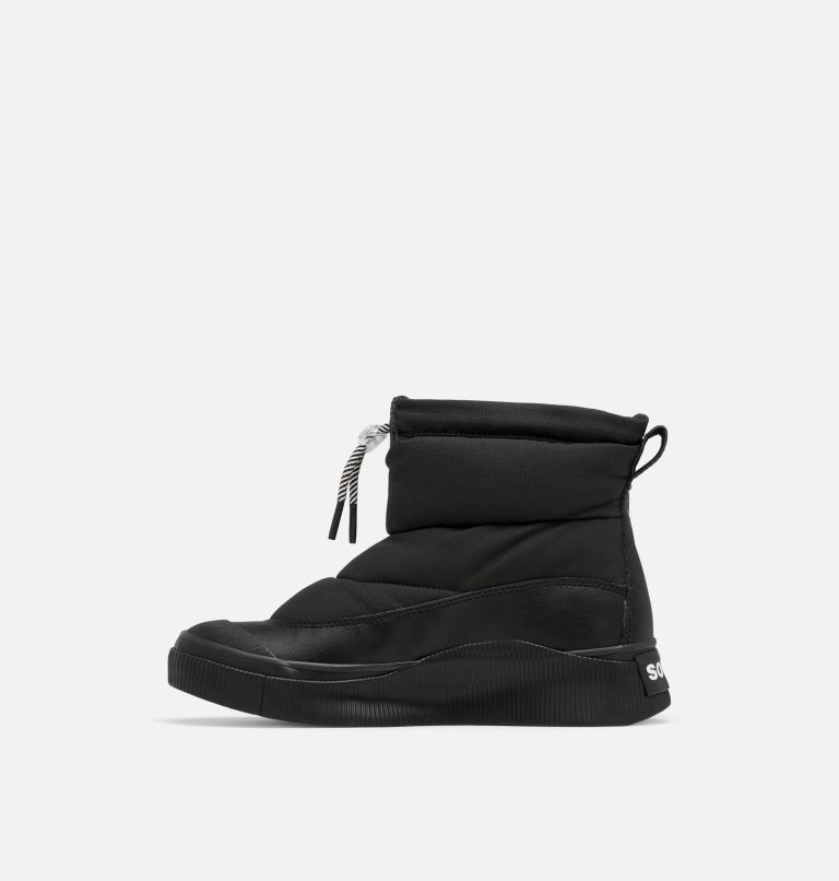 Women's OUT N ABOUT IV PUFFY Insulated Waterproof Boots, Color: Black, Chalk, image 4