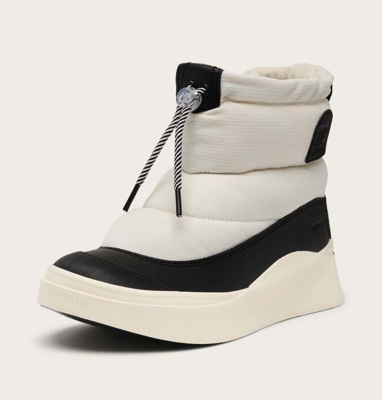 OUT N ABOUT IV Puffy Women's Waterproof Boot, Color: Sea Salt, Black, image 7