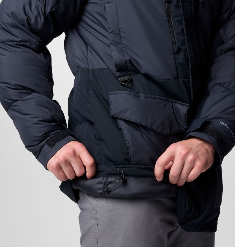 Men's Marquam Peak Fusion II Hooded Parka, Color: Black, image 8
