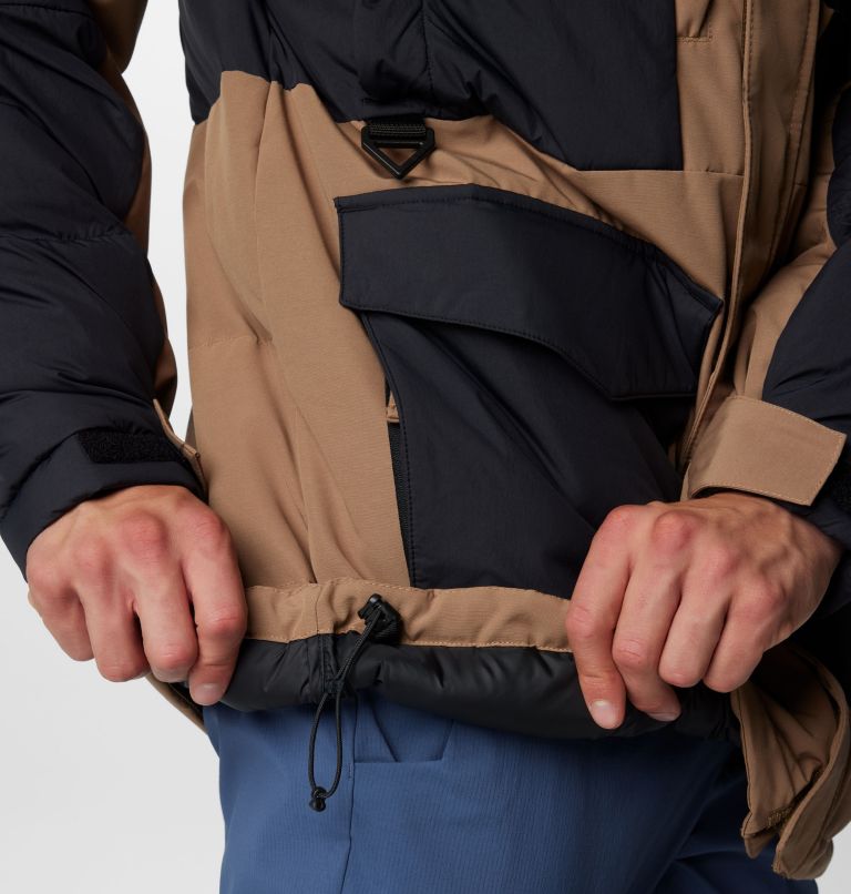 Men's Marquam Peak Fusion II Hooded Parka, Color: Delta, Black, image 11