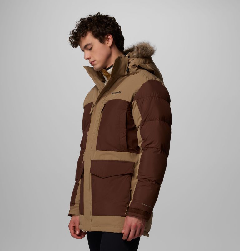Men's Marquam Peak Fusion II Hooded Parka, Color: Delta, Tobacco, image 4