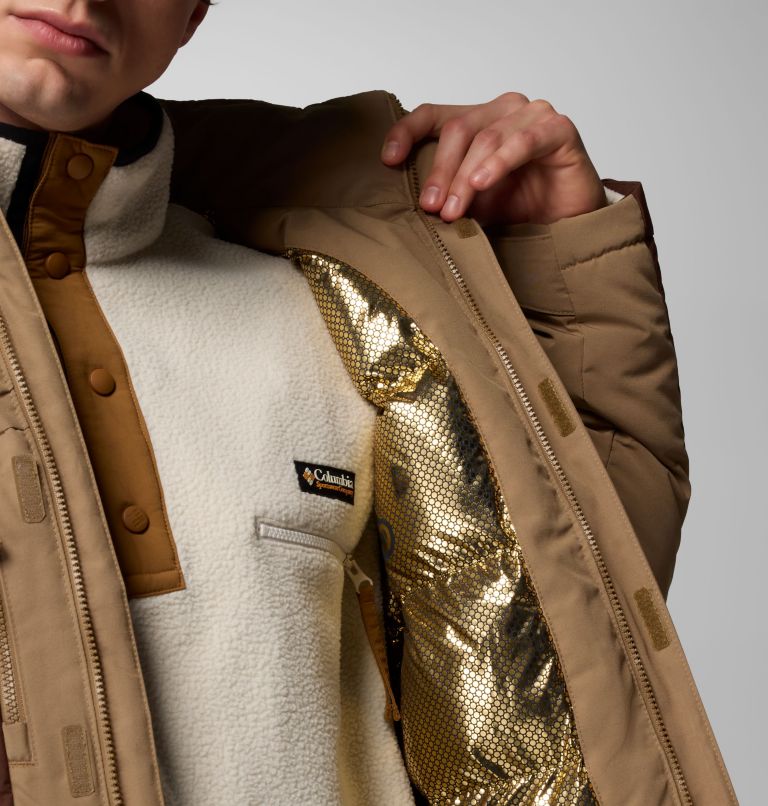 Men's Marquam Peak Fusion II Hooded Parka, Color: Delta, Tobacco, image 6