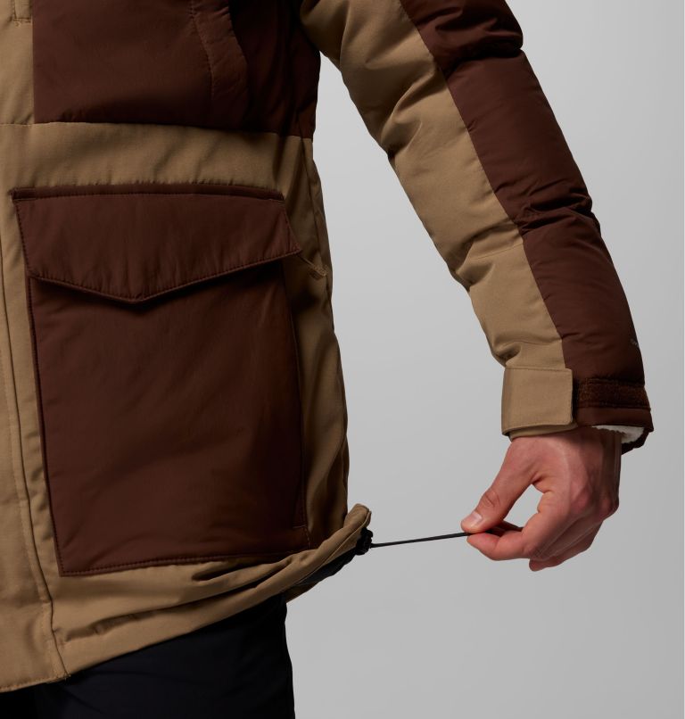 Men's Marquam Peak Fusion II Hooded Parka, Color: Delta, Tobacco, image 9
