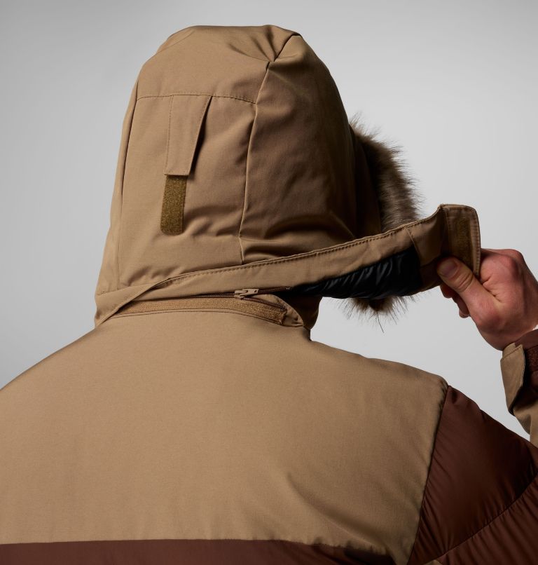 Men's Marquam Peak Fusion II Hooded Parka, Color: Delta, Tobacco, image 11