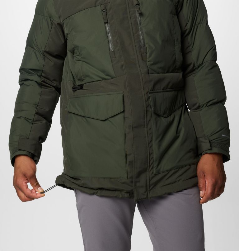 Men's Marquam Peak Fusion II Hooded Parka, Color: Greenscape, image 9