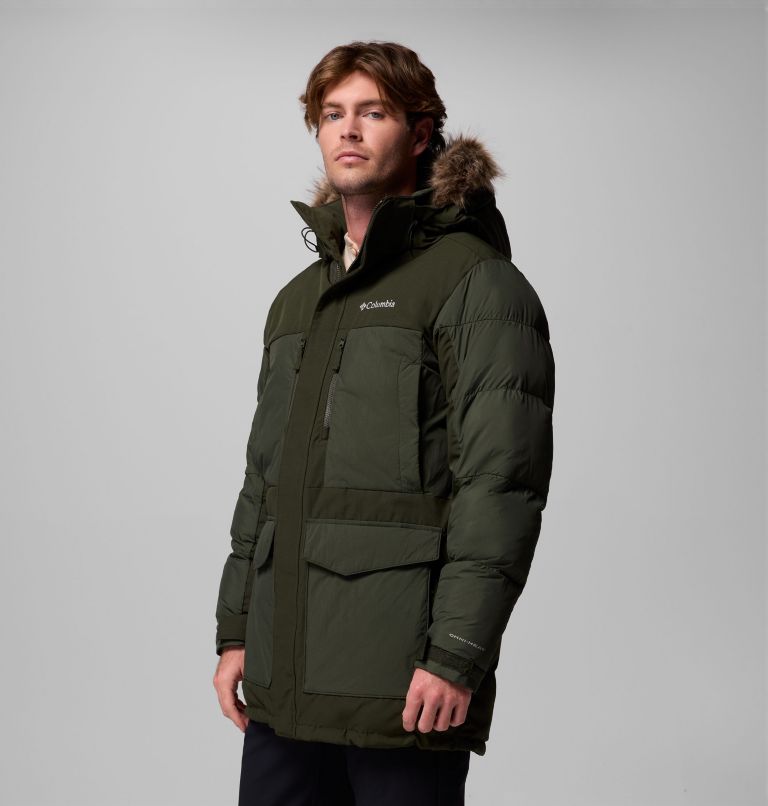 Men's Marquam Peak Fusion II Hooded Parka, Color: Greenscape, image 4