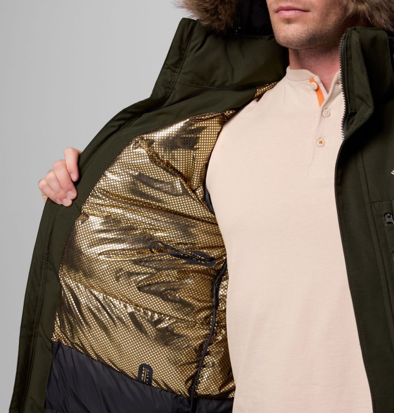 Men's Marquam Peak Fusion II Hooded Parka, Color: Greenscape, image 6
