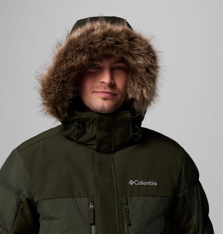 Men's Marquam Peak Fusion II Hooded Parka, Color: Greenscape, image 7