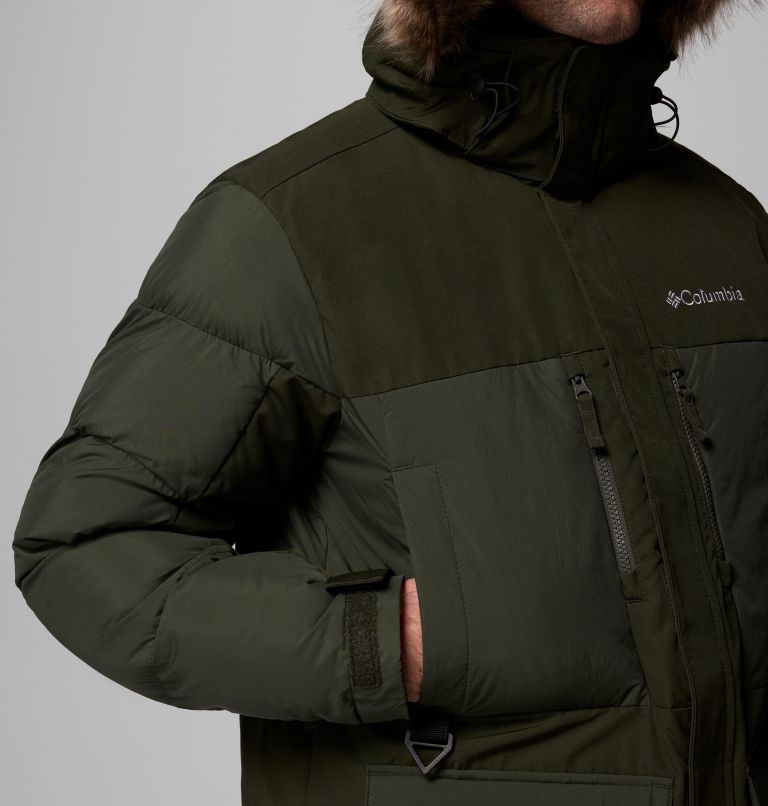 Men's Marquam Peak Fusion II Hooded Parka, Color: Greenscape, image 8