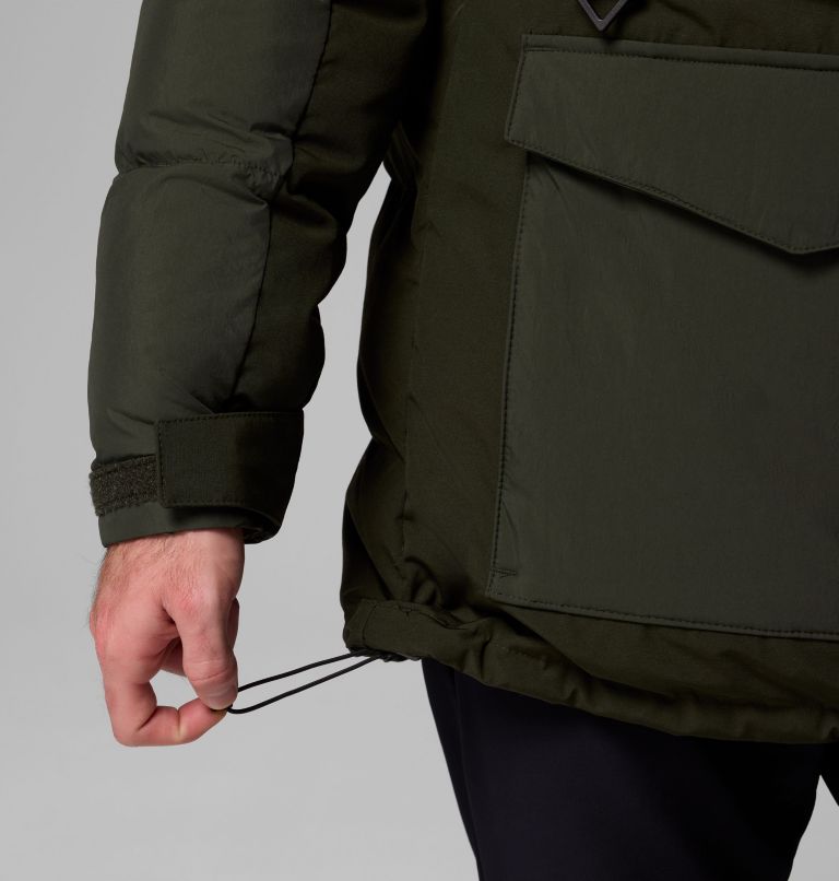 Men's Marquam Peak Fusion II Hooded Parka, Color: Greenscape, image 9