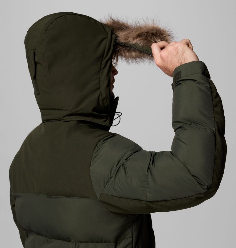 Men's Marquam Peak Fusion II Hooded Parka, Color: Greenscape, image 10