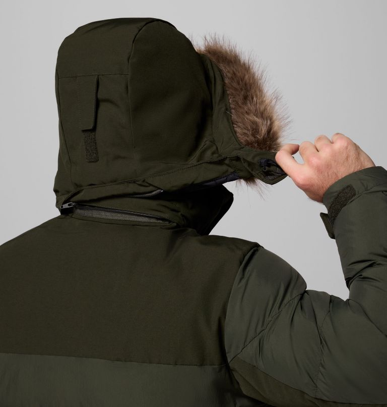 Men's Marquam Peak Fusion II Hooded Parka, Color: Greenscape, image 11