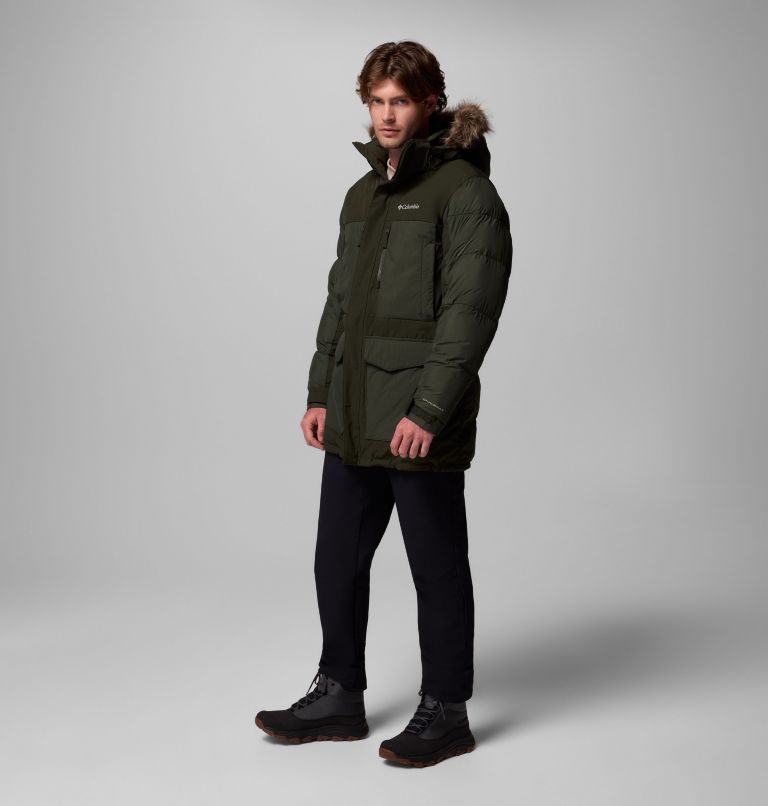Men's Marquam Peak Fusion II Hooded Parka, Color: Greenscape, image 2