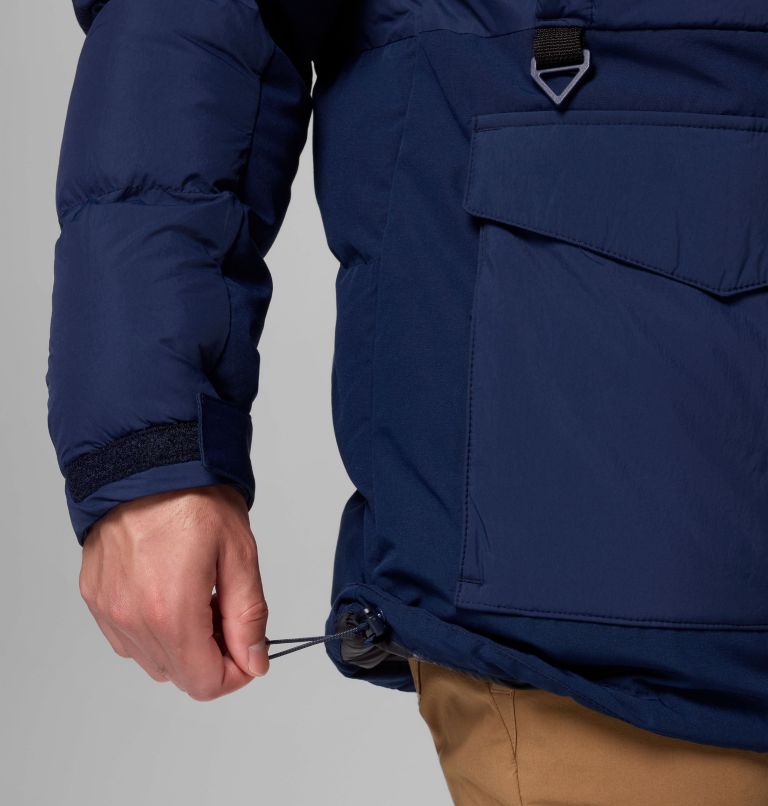 Men's Marquam Peak Fusion II Hooded Parka, Color: Collegiate Navy, image 9