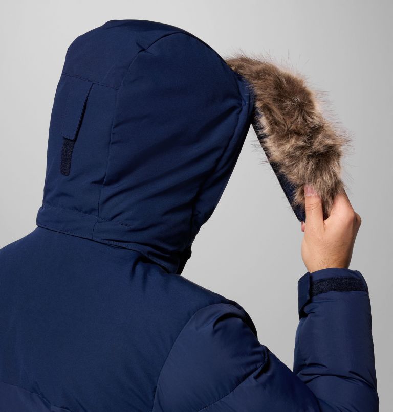 Men's Marquam Peak Fusion II Hooded Parka, Color: Collegiate Navy, image 10