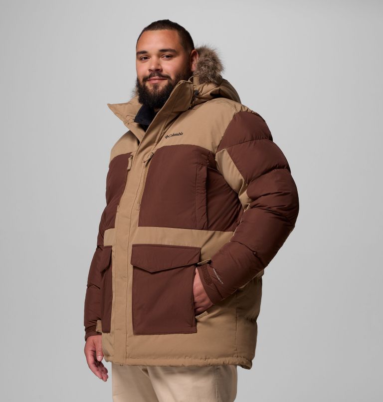 Men's Marquam Peak Fusion II Parka - Big, Color: Delta, Tobacco, image 4