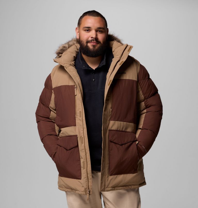 Men's Marquam Peak Fusion II Parka - Big, Color: Delta, Tobacco, image 5