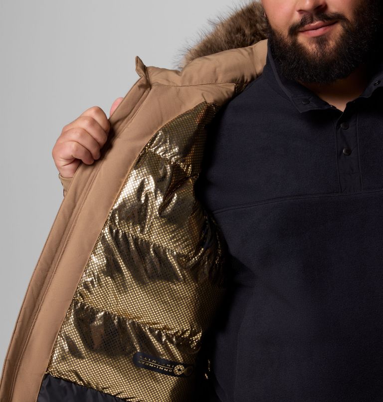 Men's Marquam Peak Fusion II Parka - Big, Color: Delta, Tobacco, image 6