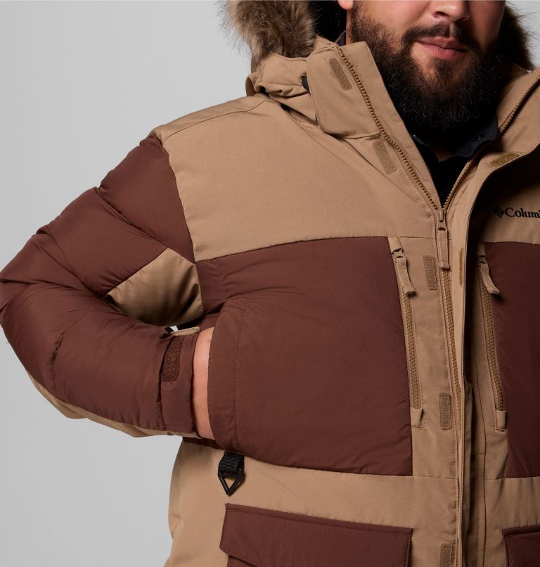 Men's Marquam Peak Fusion II Parka - Big, Color: Delta, Tobacco, image 8