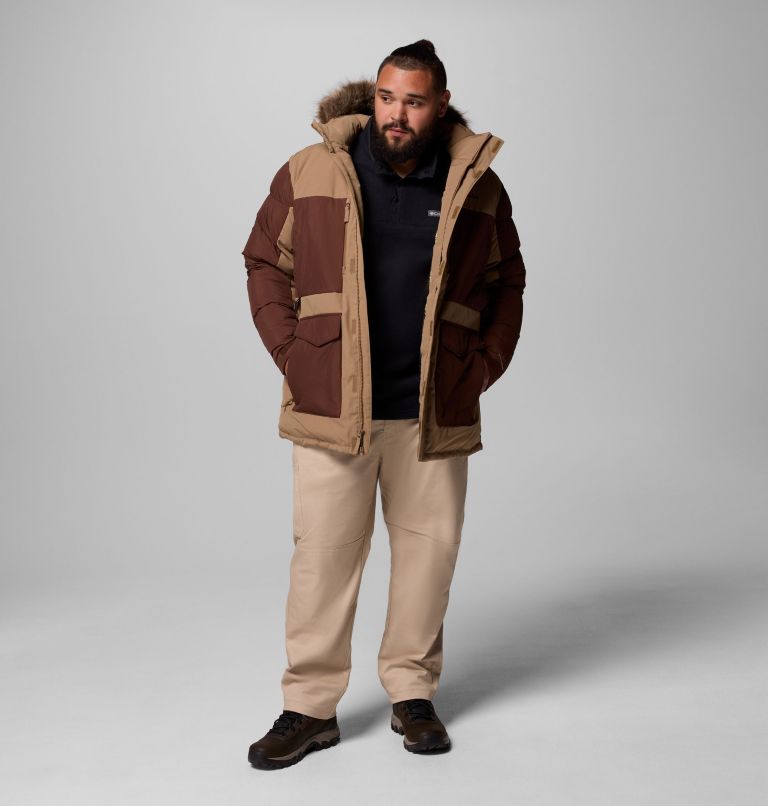 Men's Marquam Peak Fusion II Parka - Big, Color: Delta, Tobacco, image 2