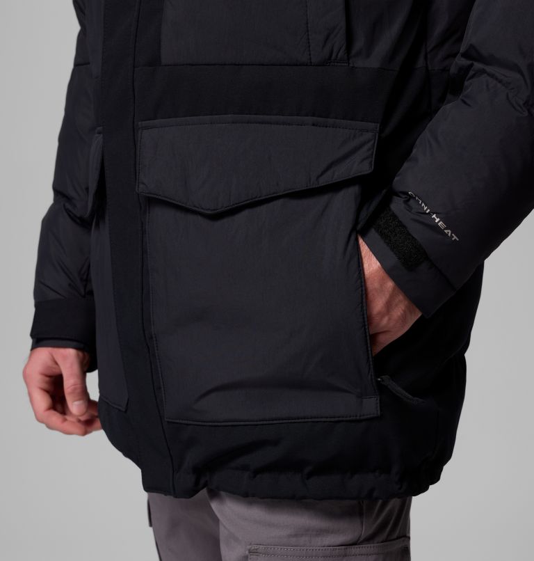 Men's Marquam Peak Fusion II Parka - Tall, Color: Black, image 8