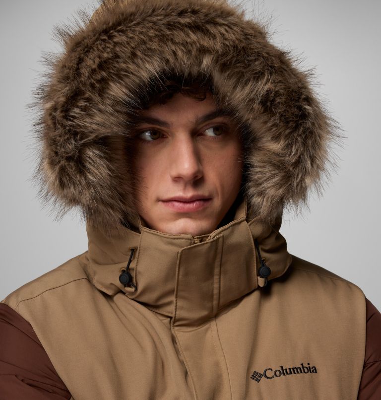 Men's Marquam Peak Fusion II Parka - Tall, Color: Delta, Tobacco, image 7