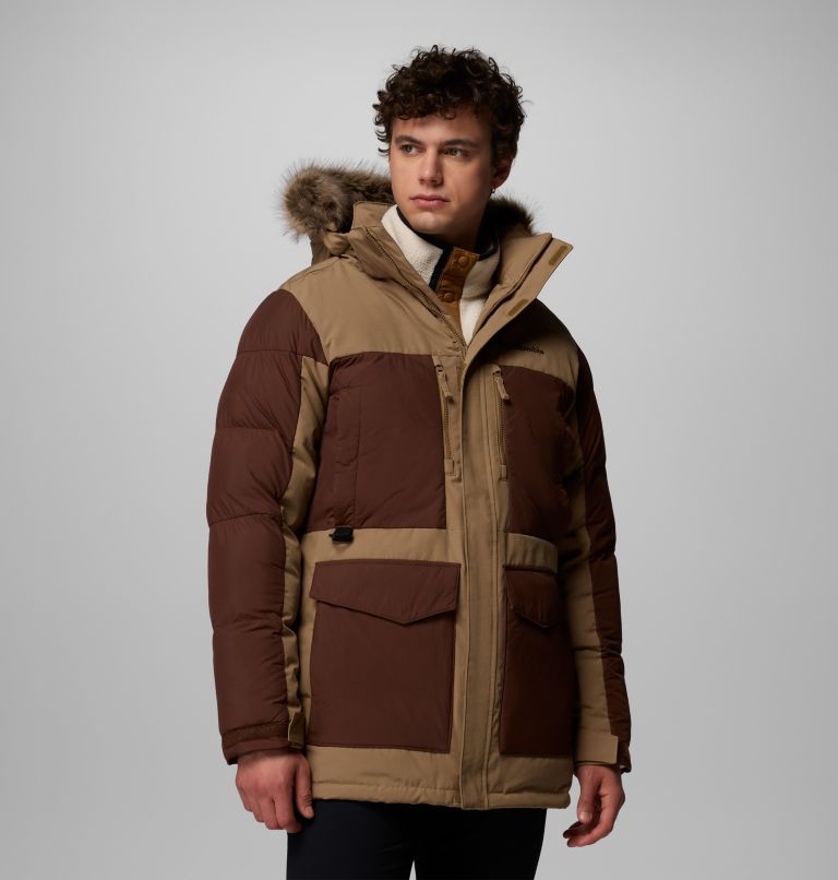 Men's Marquam Peak Fusion II Parka - Tall, Color: Delta, Tobacco, image 1