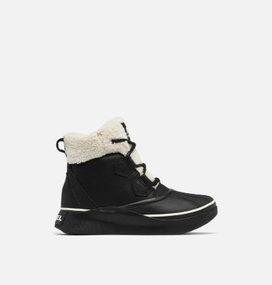 Women's OUT N ABOUT IV Chillz Waterproof Boots, Color: Black, Chalk, image 1