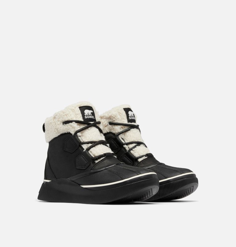 Sorel black and white boots on sale