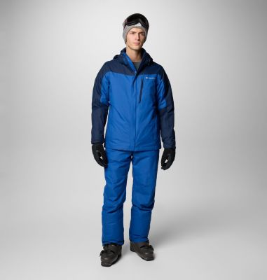 Men's Bugaboo V Waterproof Ski Pant, Color: Mountain Blue, image 3
