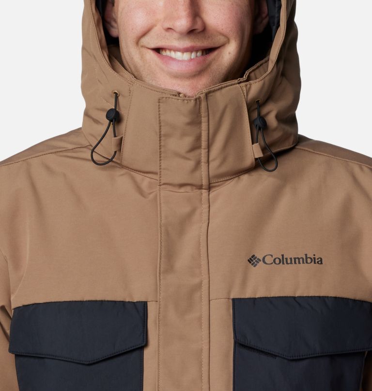 Men's Marquam Peak Fusion II Hooded Jacket, Color: Delta, Black, image 4