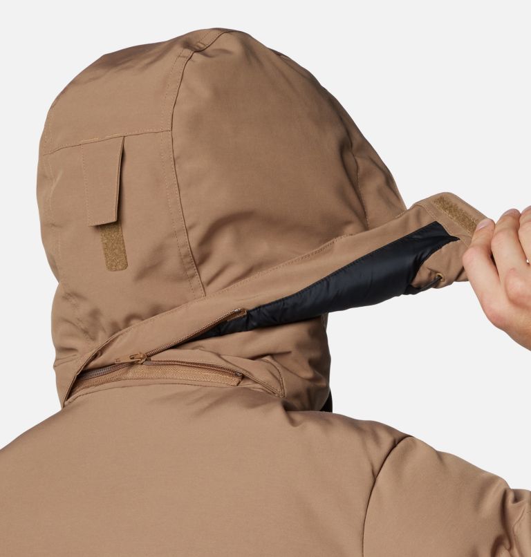 Men's Marquam Peak Fusion II Hooded Jacket, Color: Delta, Black, image 7