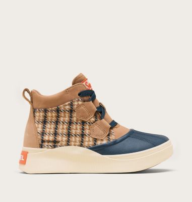 SOREL RAIN ANKLE ブーツ 黒/茶色/赤 ヒール付き SOREL RAIN ANKLE ブーツ 黒/茶色/赤 ヒール付き