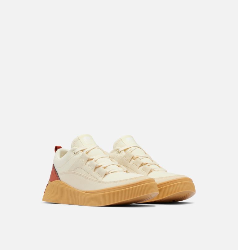 Women's OUT N ABOUT IV Waterproof Sneakers, Color: Honey White, Sanguine, image 2