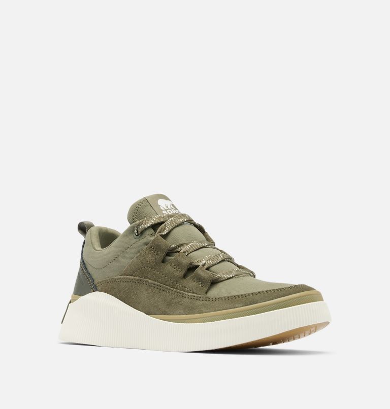 Women's OUT N ABOUT IV Waterproof Sneakers, Color: Stone Green, Chalk, image 7